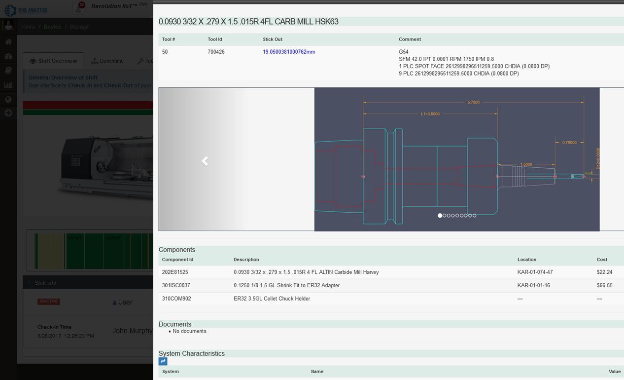 Machinist interface plugin screenshot